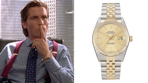 rolex datejust patrick bateman